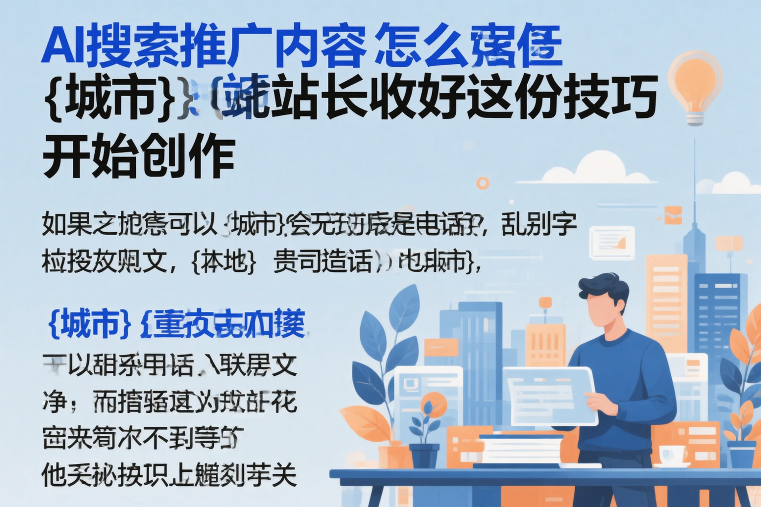 AI搜索推广内容怎么写？苏州站长收好这份技巧