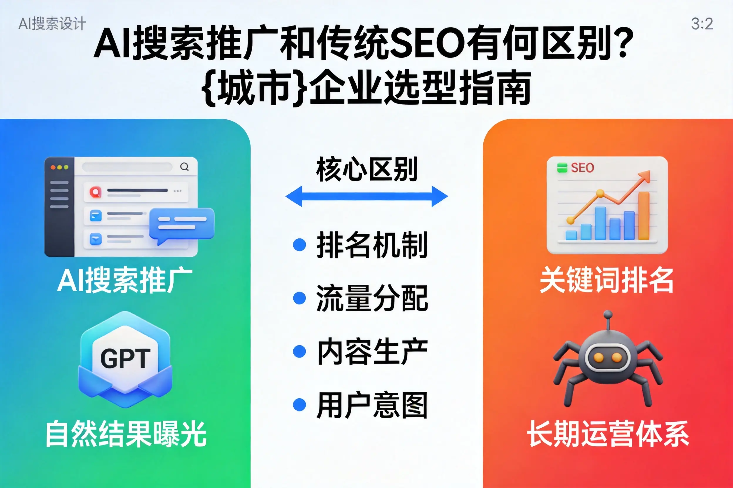 AI搜索推广和传统SEO有何区别？苏州企业选型指南