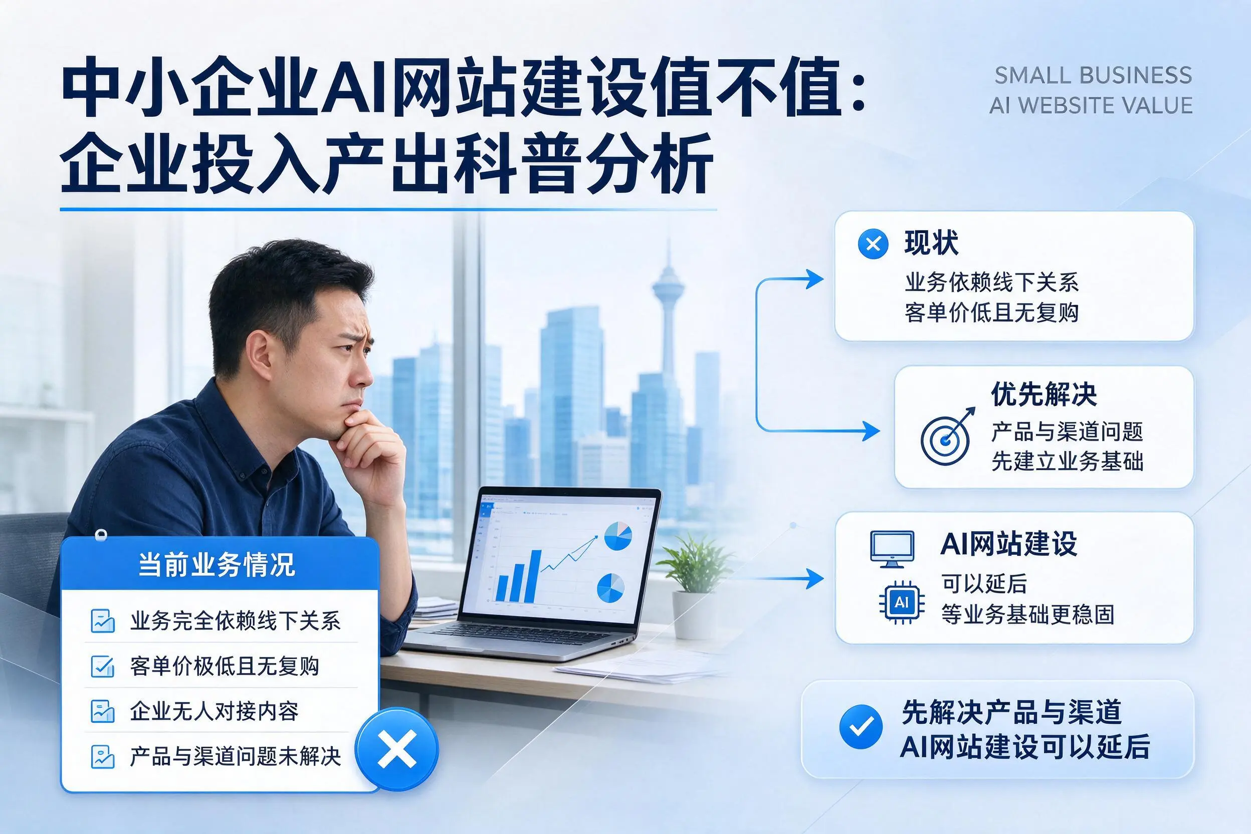 中小企业AI网站建设值不值:苏州企业投入产出科普分析