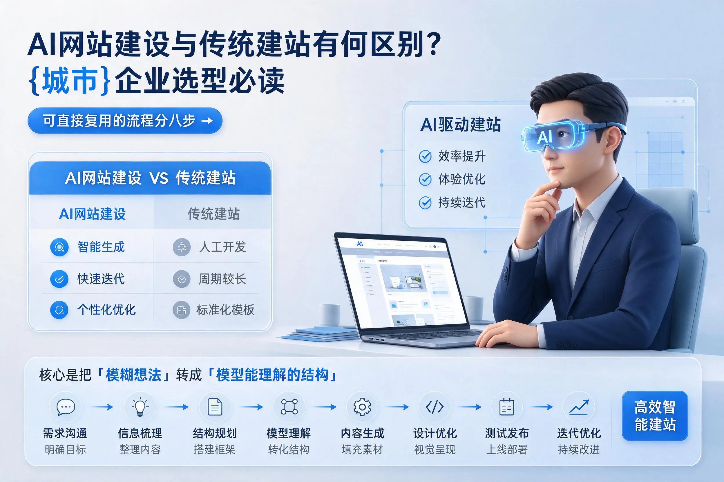 AI网站建设与传统建站有何区别？苏州企业选型必读